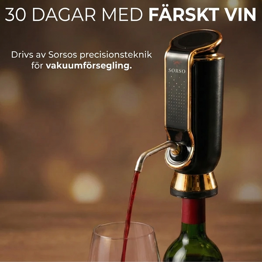 Sorso Vinaerator, Vinförslutare & Dispenser